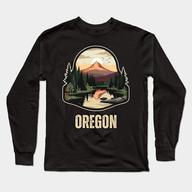 Oregon State USA Long Sleeve T-Shirt by Mary_Momerwids